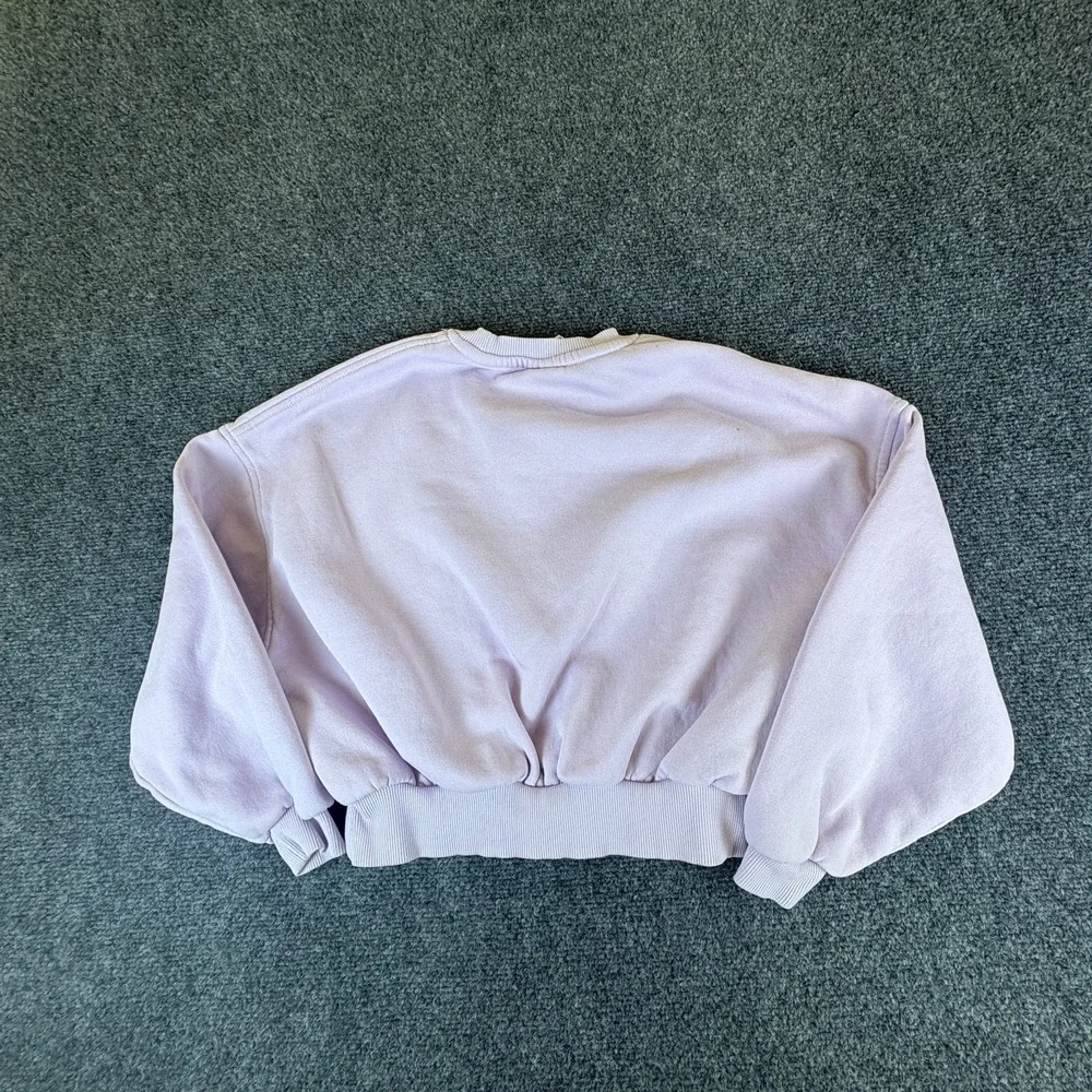 Nike Sportswear Club Women's Fleece Crop Sweatshirt  M  Boxy Fit Crew Neck